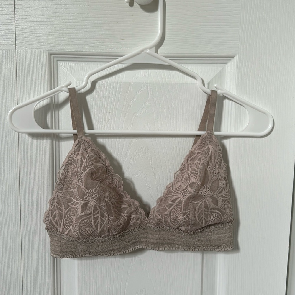 Beige Lace Bralette